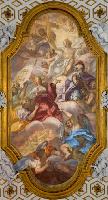 Affresco barocco della Chiesa di Sant'Orsola