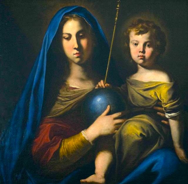 Vergine con il Salvador Mundi — Pietro Novelli